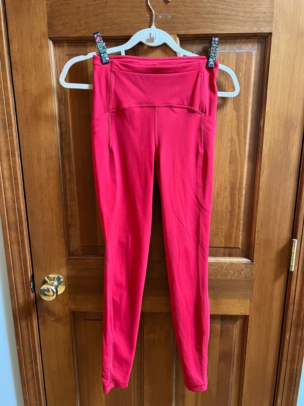 lululemon Size 4 Red High-Rise Leggings